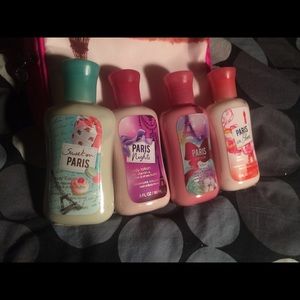 Bath and Body Works travel size Paris lotion set